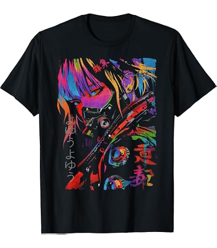 Amazon.com: Japan Streetwear Cyberpunk Y2K Techwear Neko Manga